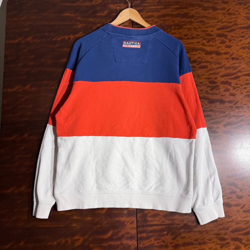 Y2K Mens Nautica J Class Competition Crewneck L - Picture 4 of 7